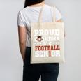 Proud Grandma Of a Football Senior 2026 Graduation Canvas Tote Bag