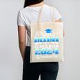 Proud Mimi Of 2024 College Graduate Family 24 Graduation Canvas Tote Bag