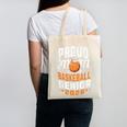 Proud Mom Of Basketball Senior 2026 Graduation Canvas Tote Bag