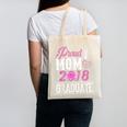 Proud Mom Of A Class 2018 GraduateShirt Graduation Canvas Tote Bag