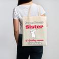 Proud Sister Of 2018 Graduate Dabbing Graduation Canvas Tote Bag