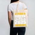 Proud Sister Of a Class Of 2025 Graduate Family Graduation Canvas Tote Bag