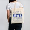 Proud Sister Of Two Class Of 2025 Graduates Twins Graduation Canvas Tote Bag