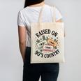 Raised On 90's Country Music Lover Nostalgia Retro Vibe Premium Tri-Blend Canvas Tote Bag