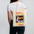 Raised By Television Corrupted By Memes Internet Nostalgia Canvas Tote Bag
