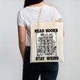 Read Books Stay Weird Book Lover Joke Introvert Reading Canvas Tote Bag Read Books Stay Weird Book Lover Joke Introvert Reading Canvas Tote Bag