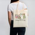 Reading All The Way Christmas Book Lover For Women And Teens Canvas Tote Bag