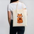 Red Panda Introvert For Red Pandas Fan Canvas Tote Bag Red Panda Introvert For Red Pandas Fan Canvas Tote Bag