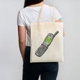 Retro Dumb Flip Phone Vintage 90s Y2K Tech Nostalgia Canvas Tote Bag Retro Dumb Flip Phone Vintage 90s Y2K Tech Nostalgia Canvas Tote Bag