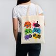 Retro Gamer Controller 80s 90s Video Game Arcade Nostalgia Canvas Tote Bag