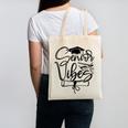 That Says Senior Vibes Graduation Diploma School Spirit Canvas Tote Bag