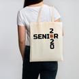 Senior 2020 Football Graduation Shirt Canvas Tote Bag