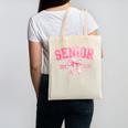 Senior 2026 Coquette Pink Bow Class Of 2026 Graduation Girls Canvas Tote Bag