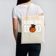 Senior 2026 Dad Basketball Graduation Canvas Tote Bag