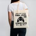 Senior 2026 Final Level Gamer Graduation 2026 Canvas Tote Bag