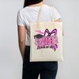 Senior 2027 Class Of 2027 Coquette Girl Pink Graduation 2027 Canvas Tote Bag