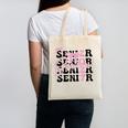Senior 2027 Class Of 2027 Coquette Pink Bow Graduation 2027 Canvas Tote Bag