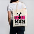 Senior Cheerleader Mom Cheer Class Of 2025 Graduation Women Canvas Tote Bag