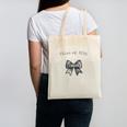 Senior Class Of 2026 Cheerleading Coquette Bow Graduation Canvas Tote Bag