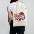 Senior Class Of 2027 Coquette Pink Bow Graduation 2027 Women Canvas Tote Bag