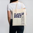 Senior Class Of 2027 Graduation Year High School & College Canvas Tote Bag