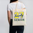 Senior Class Of 2027 Graduation Yellow And Blue On The Back Premium Tri-Blend Canvas Tote Bag