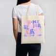 In My Senior Era Class Of 2025 Groovy Senior 2025 Graduation Canvas Tote Bag