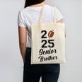 Senior Football Brother Class Of 2025 Graduation Graduate Canvas Tote Bag