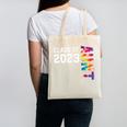 Senior Graduation Class Of 2023 Aunt Senior Tie Dye Canvas Tote Bag