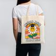 Senior Mom Class Of 2026 Daisy Flower Retro Graduation Canvas Tote Bag