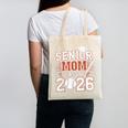 Senior Mom Class Of 2026 Graduate Baseball 2026 Graduation Canvas Tote Bag