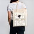 Senior Mom Class Of 2026 Soccer Mom Graduation Canvas Tote Bag