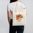 Senior Sister Class Of 2026 Coquette Basketball Graduation Canvas Tote Bag
