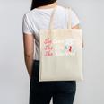 She Came She Saw She Mastered Graduation Canvas Tote Bag