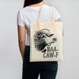Sheep Baa Crow Caw Back Off Pun Tee For Introverts & Teens Canvas Tote Bag