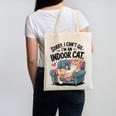 Sorry I Can’t Go I’m An Indoor Cat Couch Introvert Cat Canvas Tote Bag
