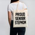 Stepmom Stepmother SEN18R Grad Senior Graduation Party Shirt Canvas Tote Bag