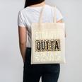 Straight Outta Cosmetology School Leopard Graduation Canvas Tote Bag