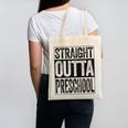 Straight Outta Preschool Shirt Boy Girl Graduation Canvas Tote Bag