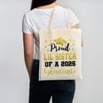 Super Proud Little Sister Of 2025 Graduate Graduation Family Canvas Tote Bag