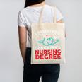 I Survived My Daughter's Nurse Degree School Graduation Canvas Tote Bag