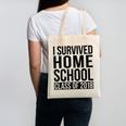 I Survived Home School Class Of 2018 Graduation Canvas Tote Bag