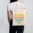 i Survived My Moms Doctoral Degree Doctorate Graduation Canvas Tote Bag