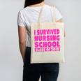 I Survived Nursing School Class Of 2018 Graduation Shirt Canvas Tote Bag