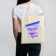 Temporal Trends Vaporwave Style Retro Nostalgia Look Premium Tri-Blend Canvas Tote Bag