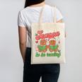Tis The Season Book Reading Gingerbread Teacher Librarian Canvas Tote Bag