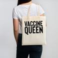 Vaccine Queen Nursing Graduation Shirt Canvas Tote Bag