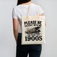Vintage Be Patient With Me I'm From The 1900s Steam Train Canvas Tote Bag Vintage Be Patient With Me I'm From The 1900s Steam Train Canvas Tote Bag