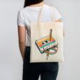 Vintage Pencil Rewind Cassette Tape Nostalgia Party 80s 90s Canvas Tote Bag Vintage Pencil Rewind Cassette Tape Nostalgia Party 80s 90s Canvas Tote Bag