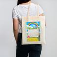 Women's Frutiger Aero Aesthetic Rainbow Glitch Art Canvas Tote Bag Women's Frutiger Aero Aesthetic Rainbow Glitch Art Canvas Tote Bag